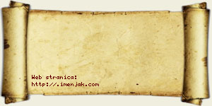 Jakov Glavonjić vizit kartica